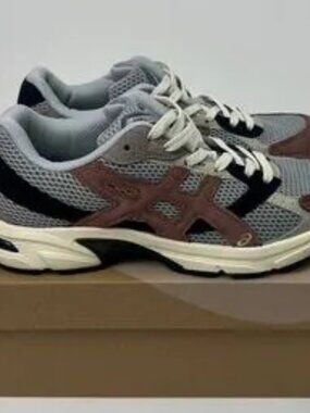 ASICS GEL-1130 Grey/Brown Mesh Sneakers